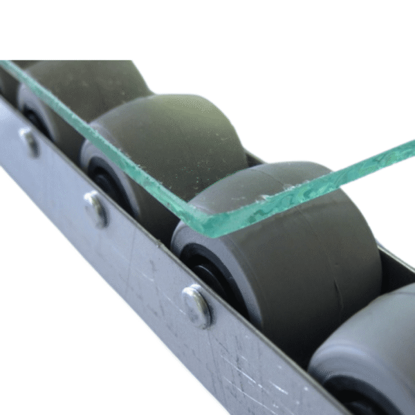 Führungsrolle Ø30mm, Gummi-Lauffläche