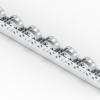 Führungsrolle Ø50mm, Stahl, mit Flansch