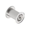 Führungsrolle Ø50mm, Stahl, mit doppeltem Flansch