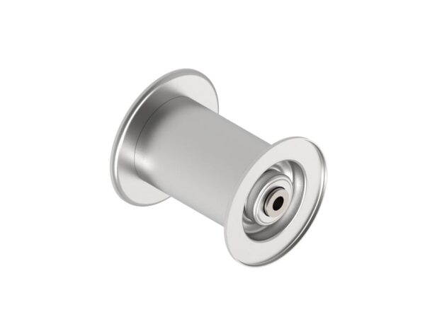 Führungsrolle Ø50mm, Stahl, mit doppeltem Flansch